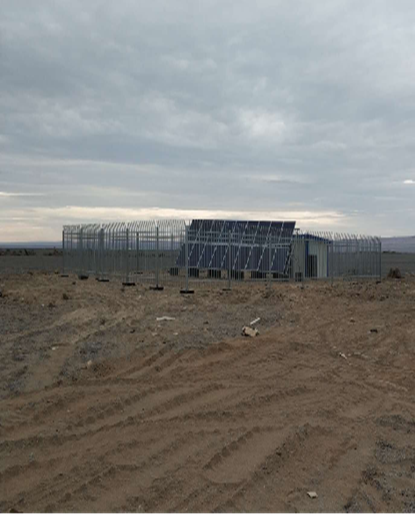 3-5-kVA-Solar-Off-Grid-System des Grenzschutzpostens Xinjiang