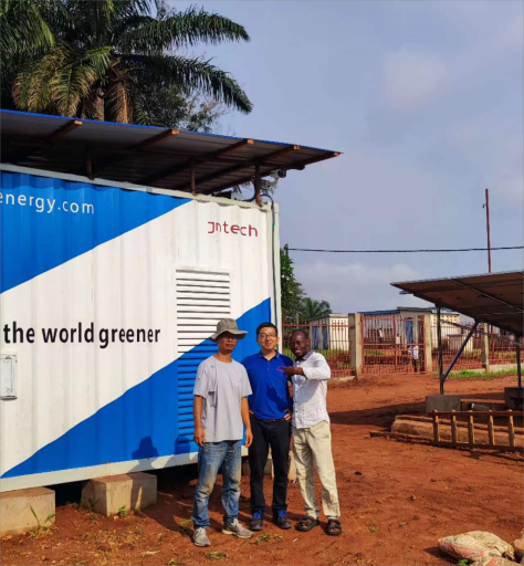 Diesel-Solarenergiespeicher-Mikronetzsystem im Kongo
