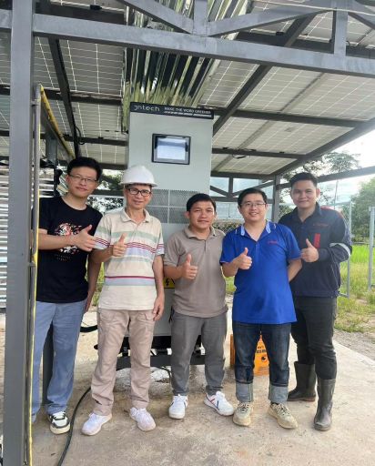 Solarbewässerungssystem + Energiespeicher UN FAO-Projekt in Laos