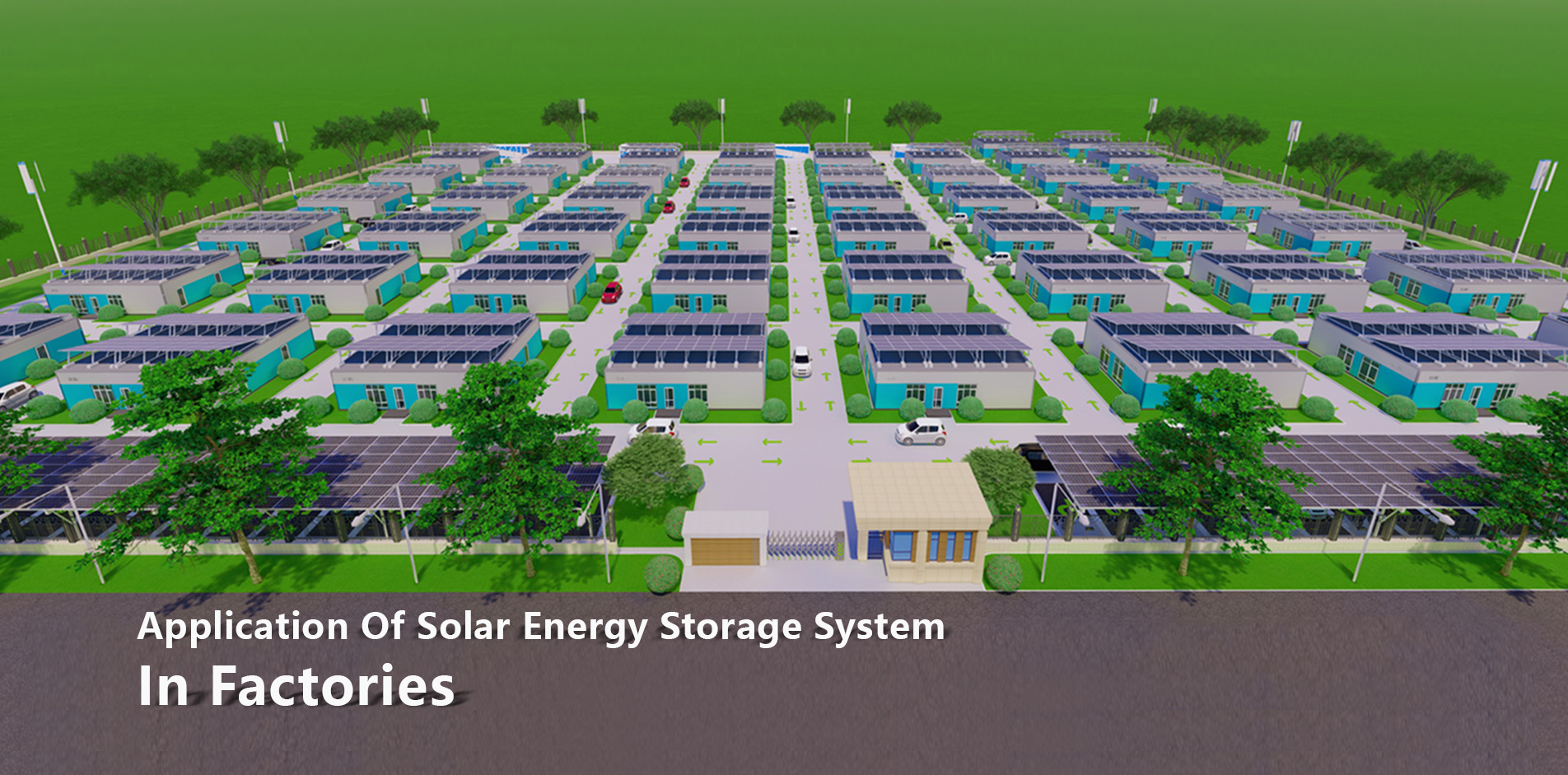 Solarenergiespeichersystem in Bergbaugebieten